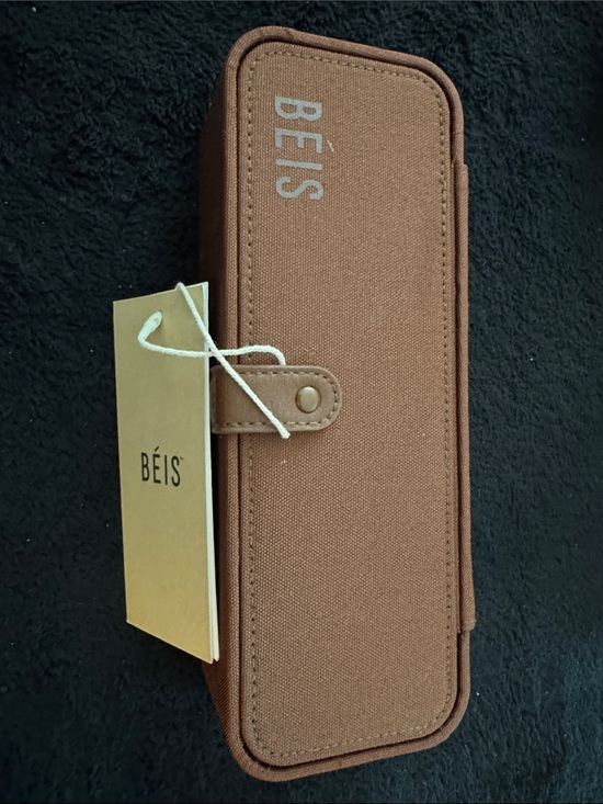 BEIS Other - BEIS Brown Canvas Travel Jewelry Case